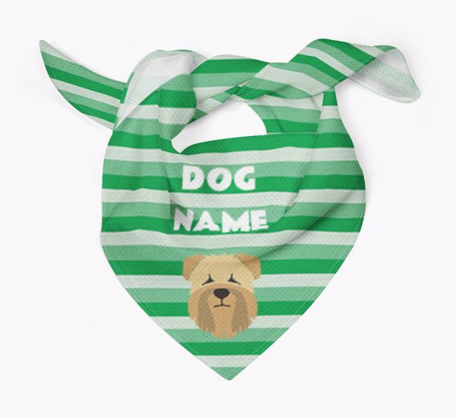 Personalized 'Stripes' Bandana for your {breedFullName}